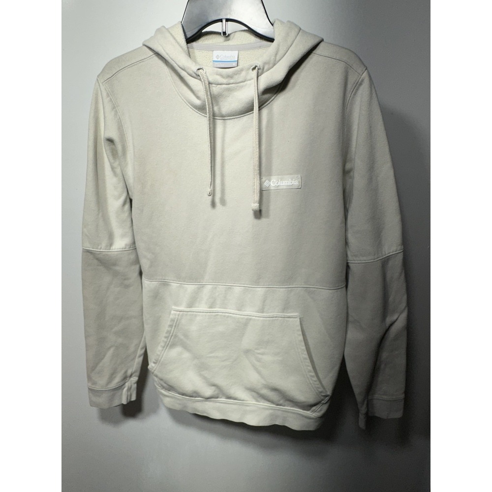 Columbia Hoodie Men's Medium Pullover Sweatshirt Logo Outdoor Casual